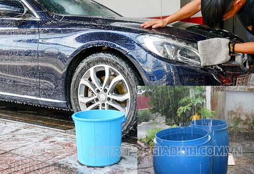 Rất nhiều người hiện nay rửa xe bằng nước mưa mà không biết mối nguy hại của nó