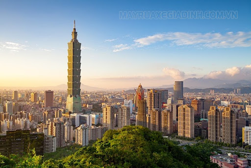 Tòa tháp Đài Bắc 101 tại Trung Quốc với độ cao 509 m
