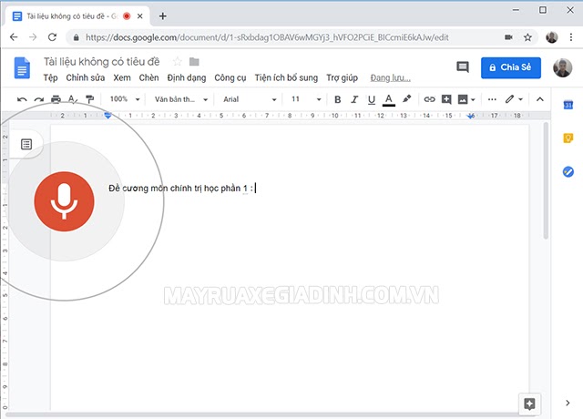 Google Docs là phần mềm chuyển giọng nói thành văn bản online tốt nhất
