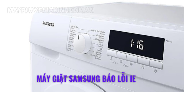 Lỗi IE ở máy giặt Samsung