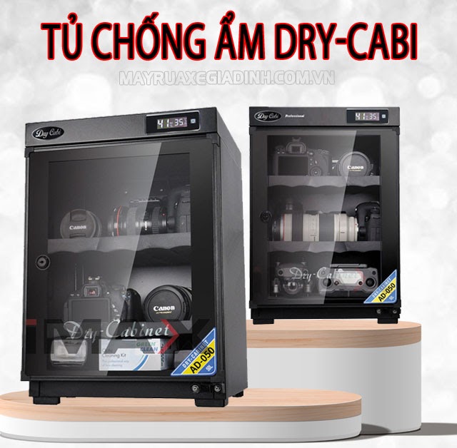 tủ chống ẩm máy ảnh thương hiệu Dry-Cabi uy tín đến từ Đài Loan.