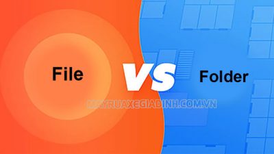 Sự khác nhau giữa file và folder là gì?
