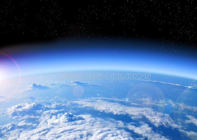 Hình ảnh về bầu khí quyển Trái Đất.