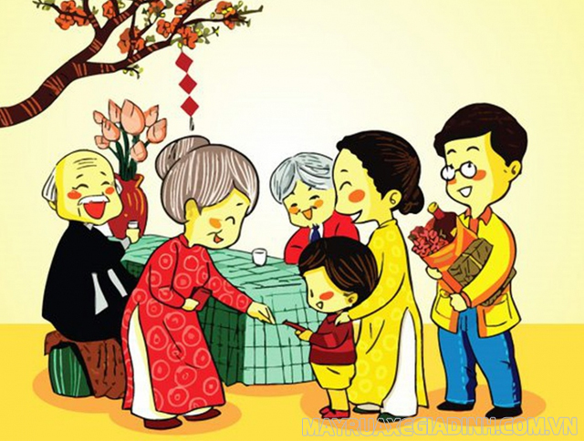 Nói lời vui vẻ, tốt đẹp vào những ngày Tết.